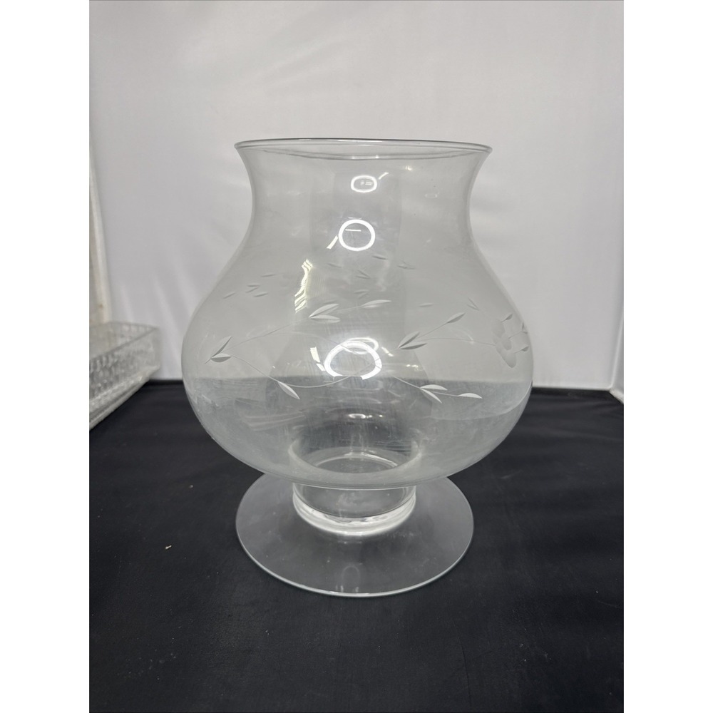 princess house crystal candlelamp number 390 floral